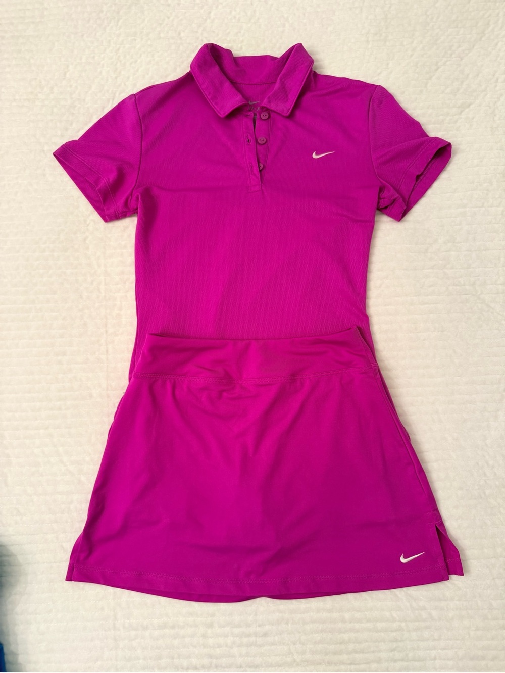 Nike Women's Magenta Polo Tennis/Golf Outfit